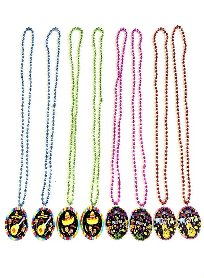 GZYSSL 16 Pcs Cinco de Mayo Bead Nckelaces Mexican Necklaces Party Favors Decorations Cinco de Mayo Fiesta Medal Beads Necklaces Carnival Party Supplies - Image 3